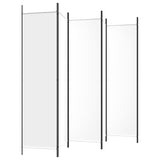 6-panel partition wall White 300x200 cm Fabric