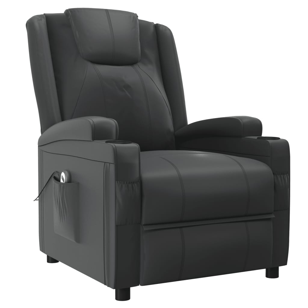 Fauteuil Noir Similicuir