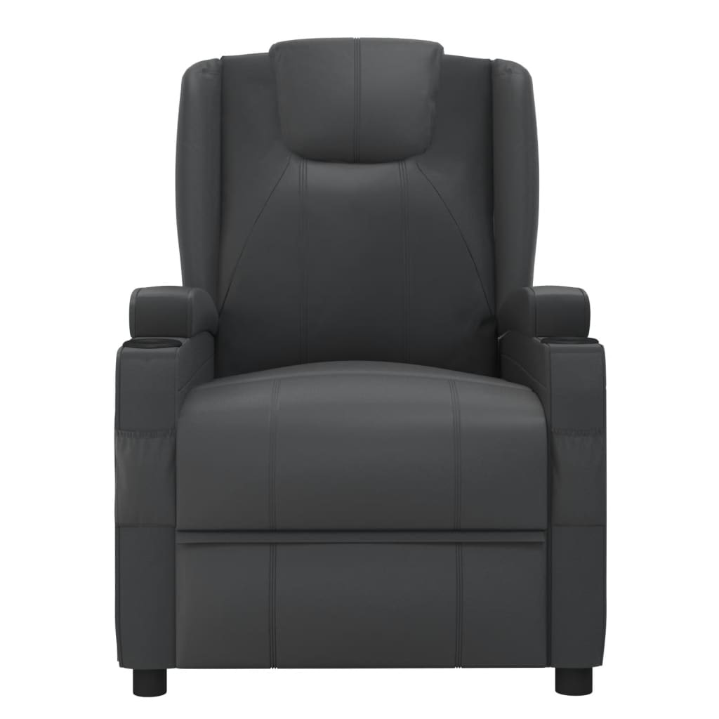 Fauteuil Noir Similicuir