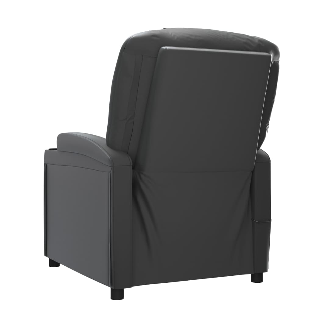 Fauteuil Noir Similicuir