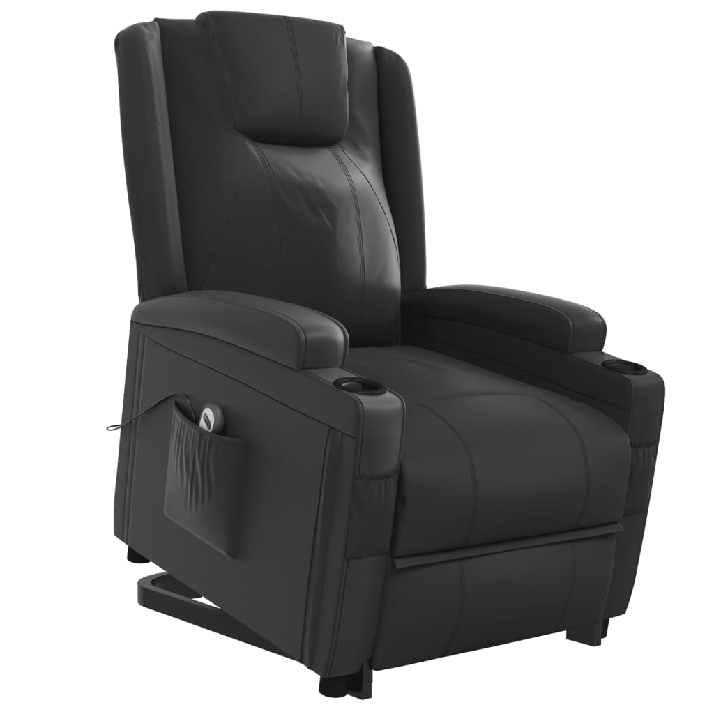 Fauteuil Noir Similicuir