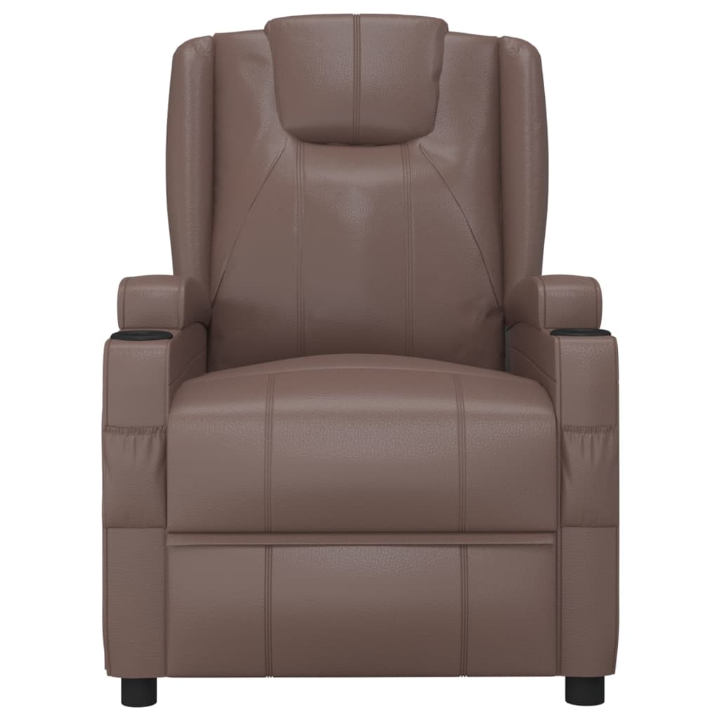 Fauteuil Marron Similicuir