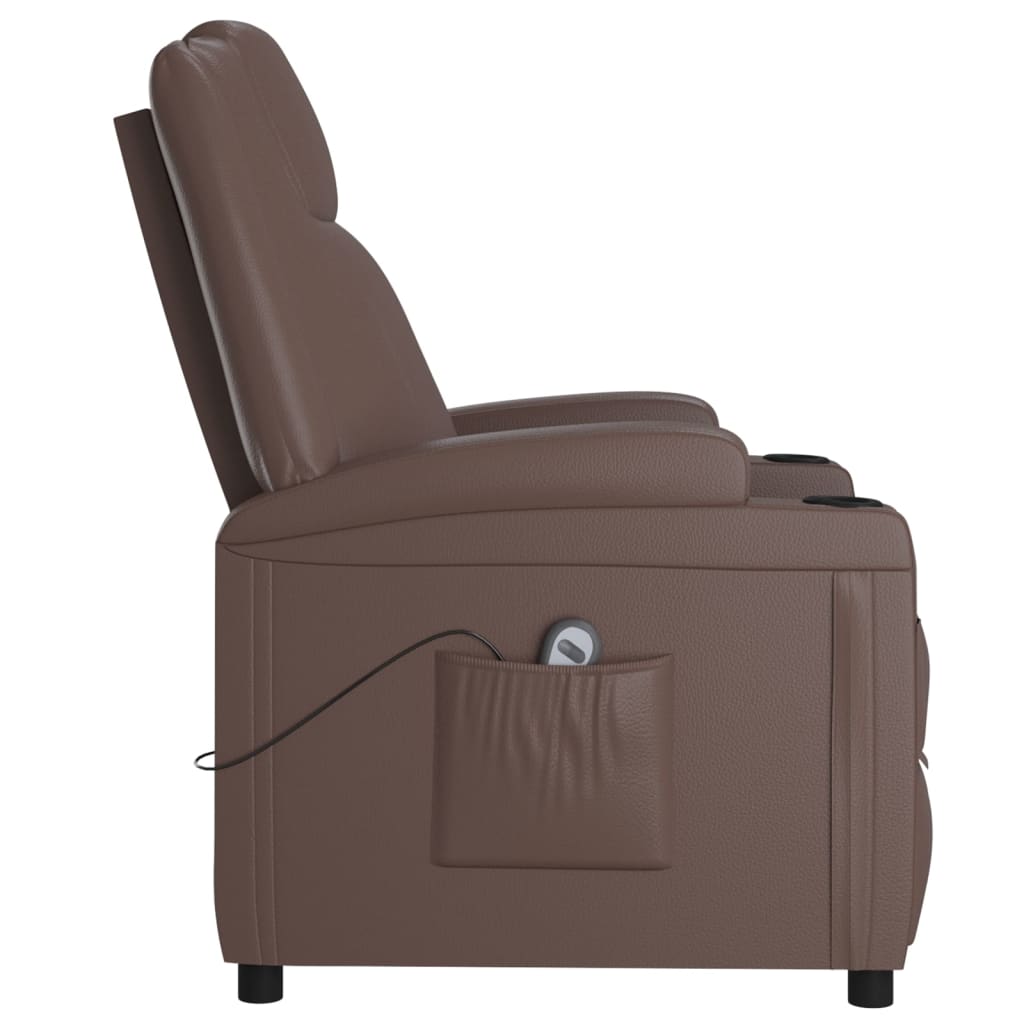 Fauteuil Marron Similicuir