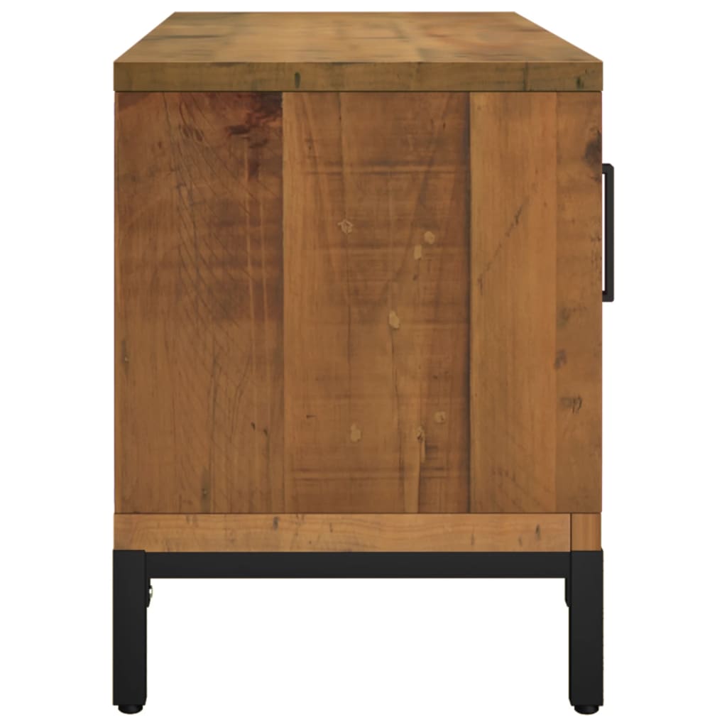 Meuble TV Marron 90x30x40 cm Bois de pin massif