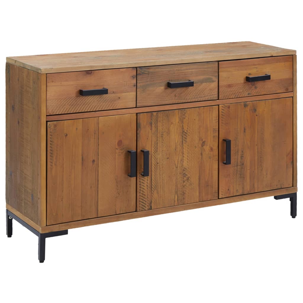 Buffet Marron 110x35x70 cm Bois de pin massif