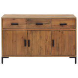 Buffet Marron 110x35x70 cm Bois de pin massif