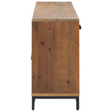 Buffet Marron 110x35x70 cm Bois de pin massif