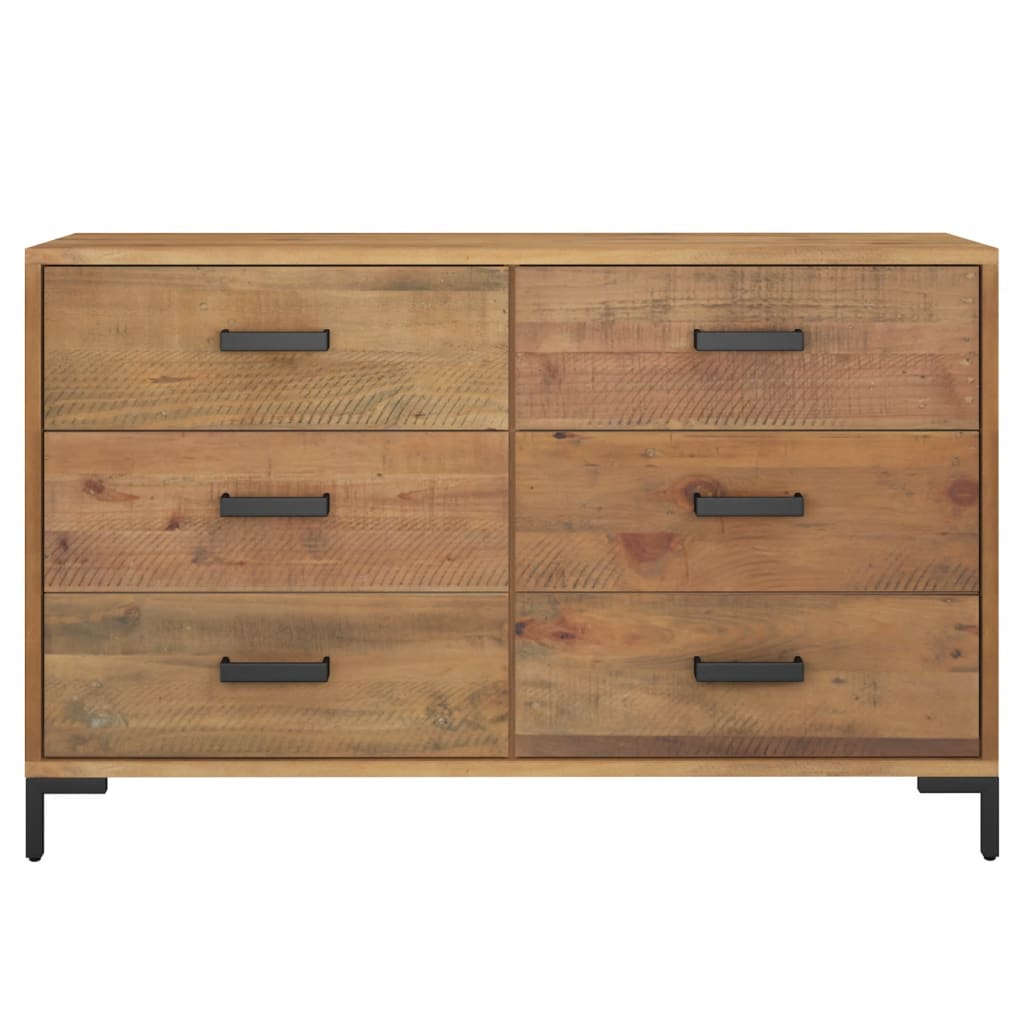 Buffet Marron 110x35x70 cm Bois de pin massif