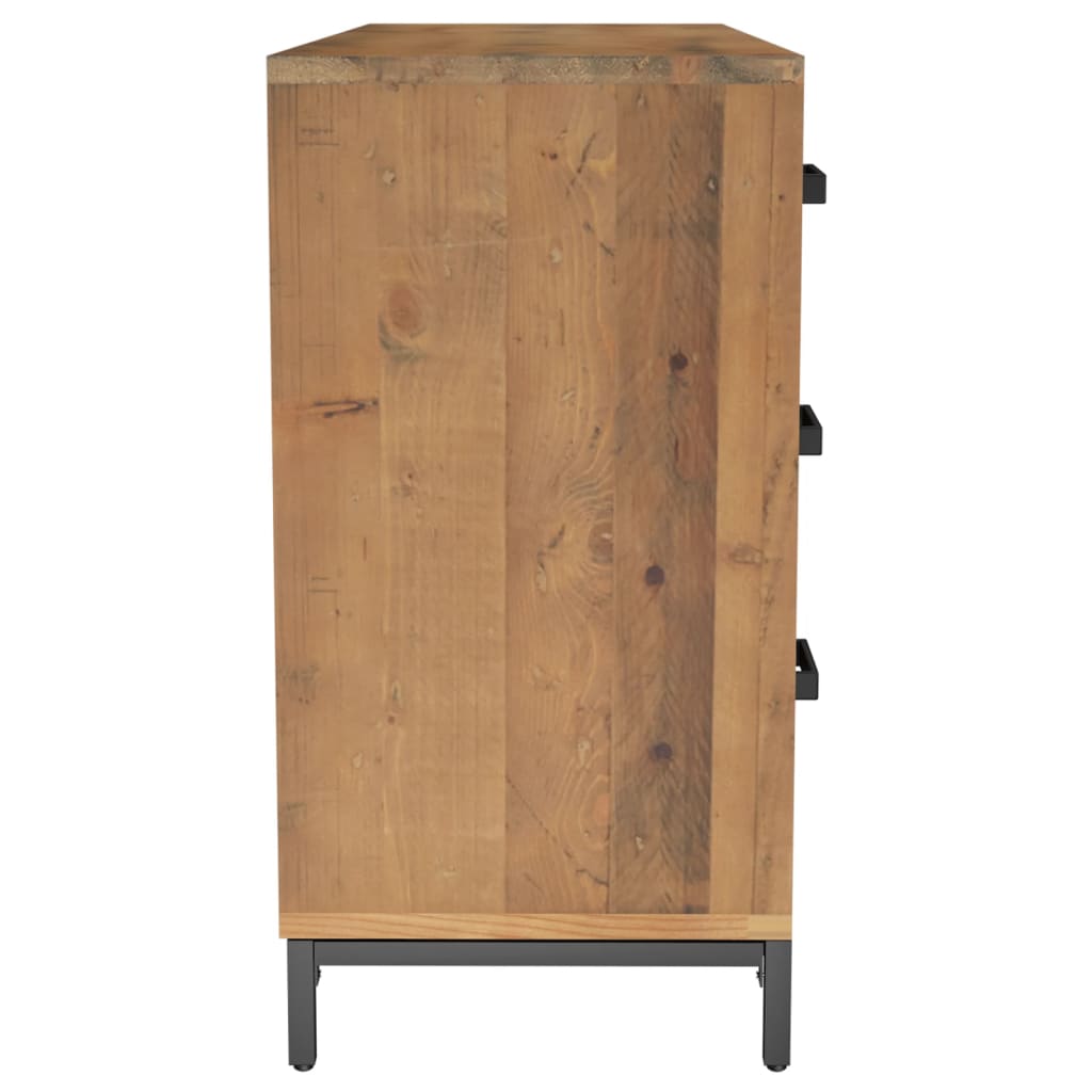 Buffet Marron 110x35x70 cm Bois de pin massif