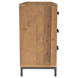 Buffet Marron 110x35x70 cm Bois de pin massif