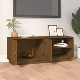 Honey Brown TV Cabinet 105x34x40 cm Solid Pine Wood