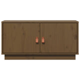 Honey Brown TV Cabinet 80x34x40 cm Solid Pine Wood