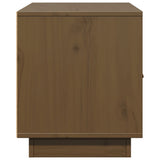 Honey Brown TV Cabinet 80x34x40 cm Solid Pine Wood