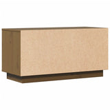 Meuble TV Marron miel 80x34x40 cm Bois de pin massif