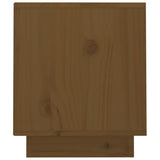 Meuble TV Marron miel 70x34x40 cm Bois de pin massif