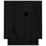 Meuble TV Noir 70x34x40 cm Bois de pin massif