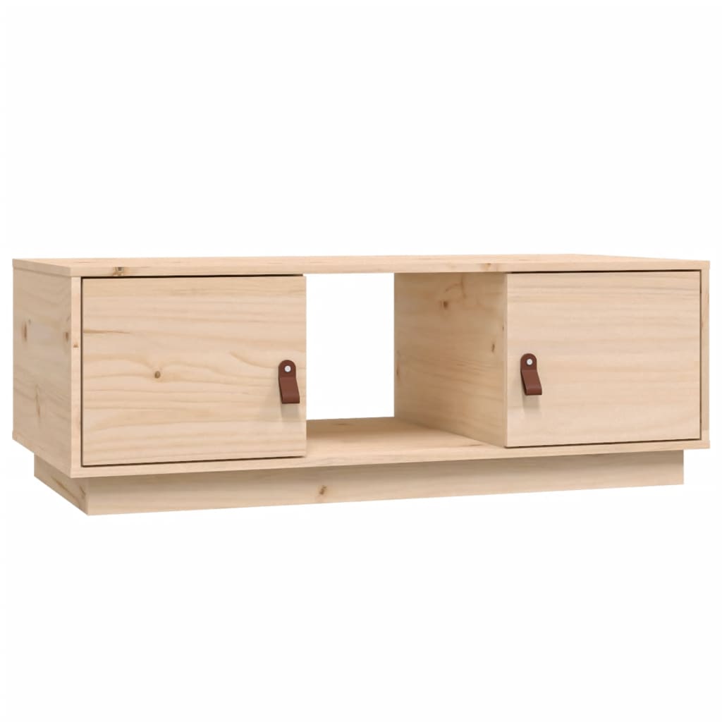 vidaXL Table basse 100x50x35 cm Bois massif de pin