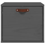 Armoire murale Gris 40x30x35 cm Bois de pin massif