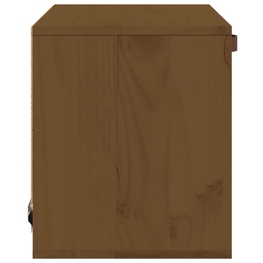 Armoire murale Marron miel 40x30x35 cm Bois de pin massif