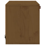 Armoire murale Marron miel 40x30x35 cm Bois de pin massif