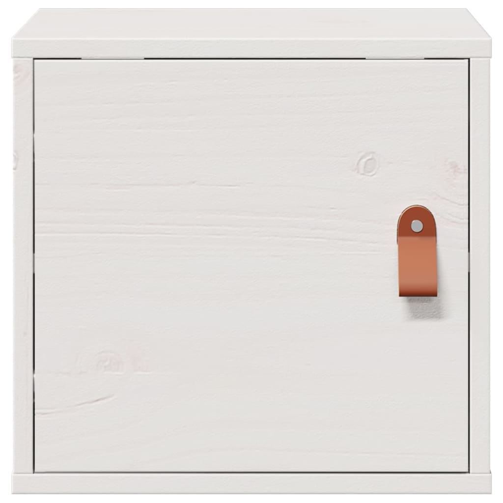 Armoires murales 2 pcs Blanc 31,5x30x30 cm Bois de pin massif