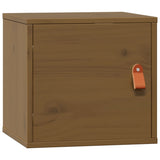 Armoire murale Marron miel 31,5x30x30 cm Bois de pin massif