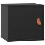 Armoire murale Noir 31,5x30x30 cm Bois de pin massif