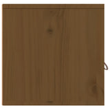 Armoire murale Marron miel 80x30x30 cm Bois de pin massif