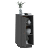 Buffet Gris 34x40x75 cm Bois massif de pin