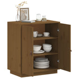 Buffet Marron miel 65,5x40x75 cm Bois massif de pin