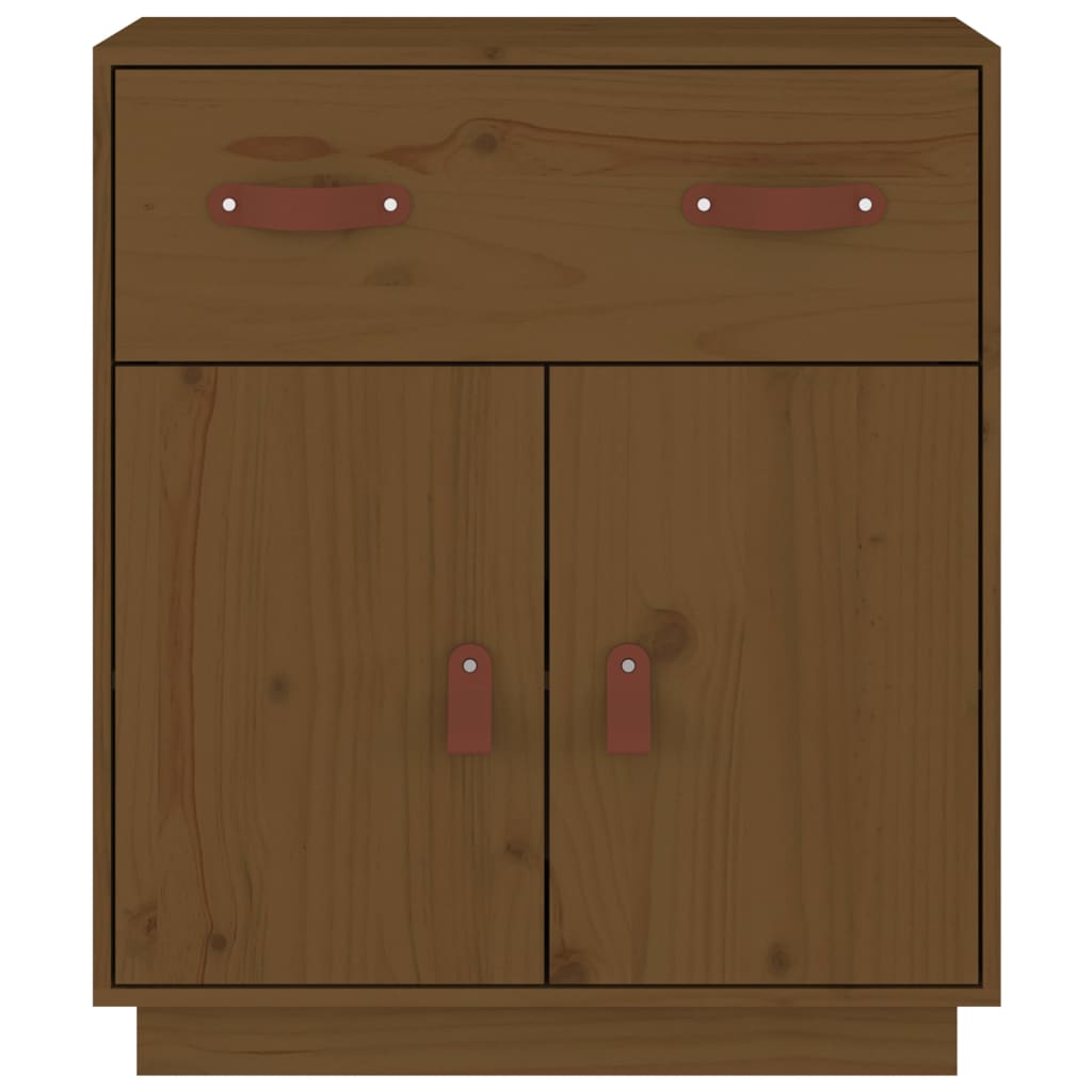 Buffet Marron miel 65,5x40x75 cm Bois massif de pin