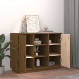 Honigbraunes Sideboard 100x40x75 cm Massives Kiefernholz