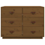 Buffet Marron miel 100x40x75 cm Bois massif de pin