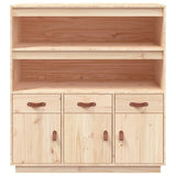 High sideboard 100x40x108.5 cm Solid pine wood