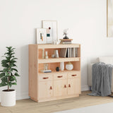 High sideboard 100x40x108.5 cm Solid pine wood