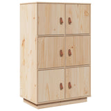 High sideboard 67x40x108.5 cm Solid pine wood