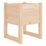 Jardinières 2 pcs 40x40x52,5 cm Bois massif de pin