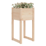 Jardinières 2 pcs 40x40x81 cm Bois massif de pin