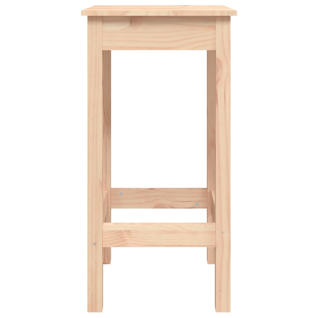 Chaises de bar lot de 2 40x40x78 cm bois de pin solide