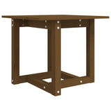 Table basse Marron miel 50x50x45 cm Bois massif de pin