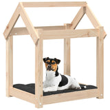 Lit pour chien 61x50x70 cm Bois de pin solide