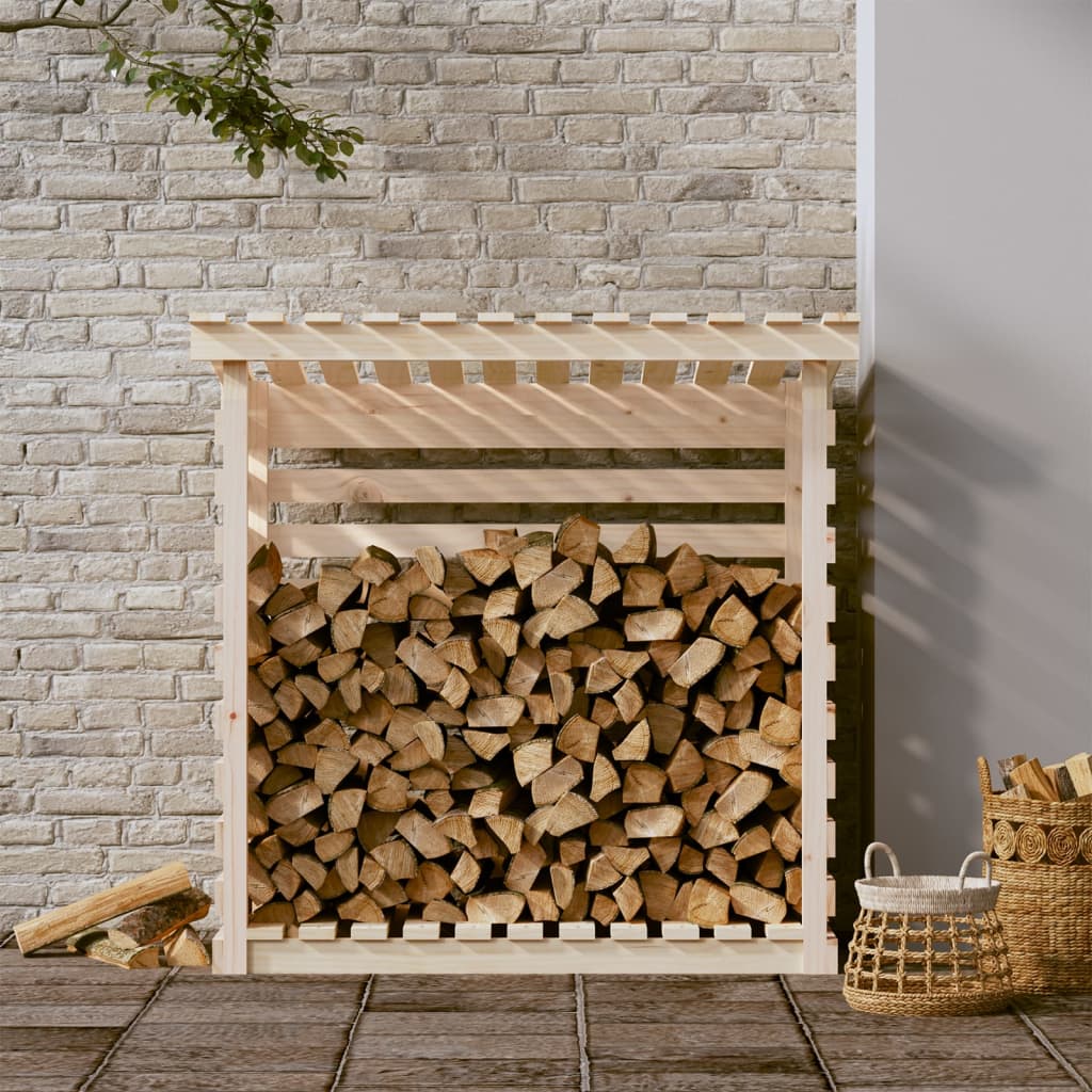 Support pour bois de chauffage 108x73x108 cm Bois de pin