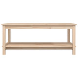 Table basse 110x55x45 cm Bois massif de pin