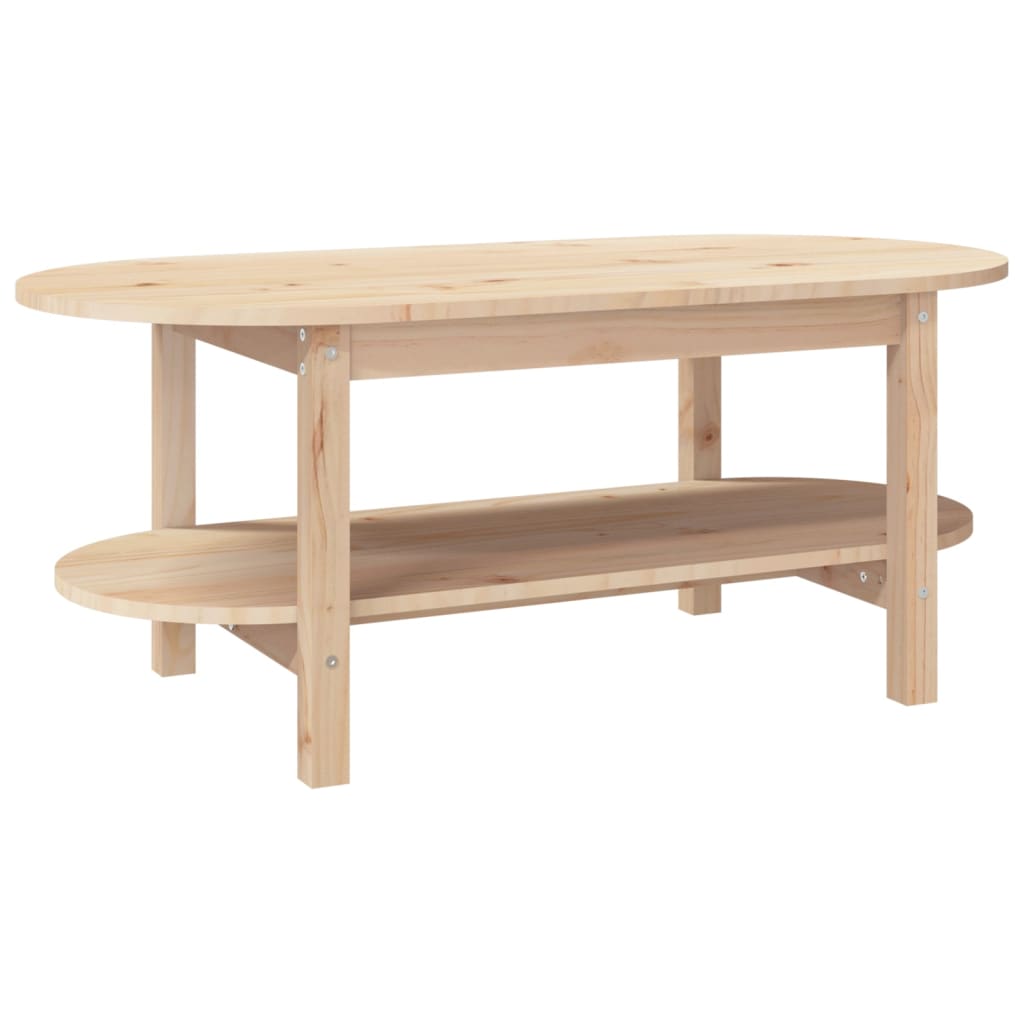 Table basse 110x55x45 cm Bois massif de pin