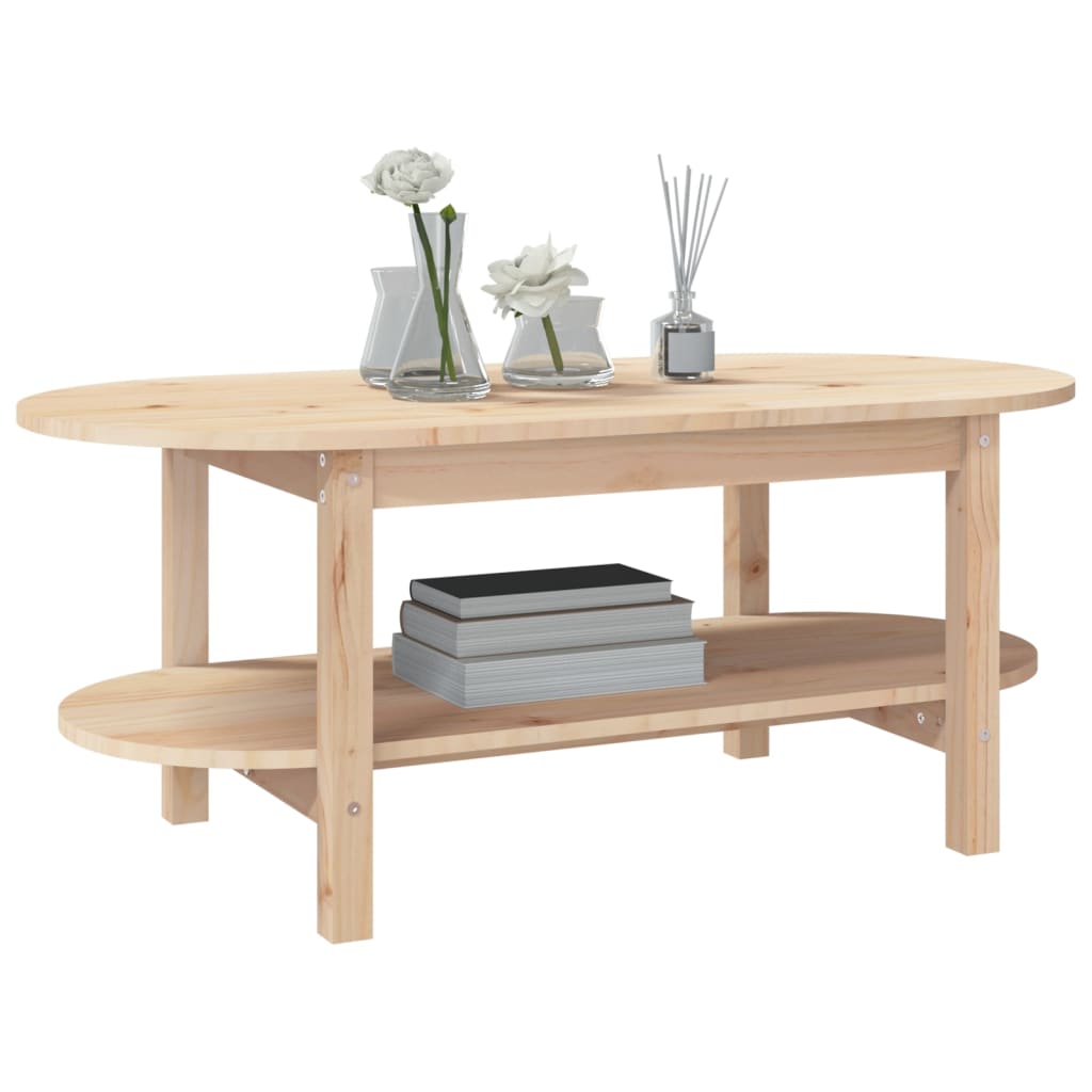 Table basse 110x55x45 cm Bois massif de pin