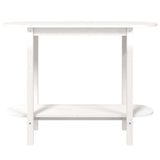 Table console Blanc 110x40x80 cm Bois massif de pin