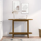 Table console Marron miel 110x40x80 cm Bois massif de pin