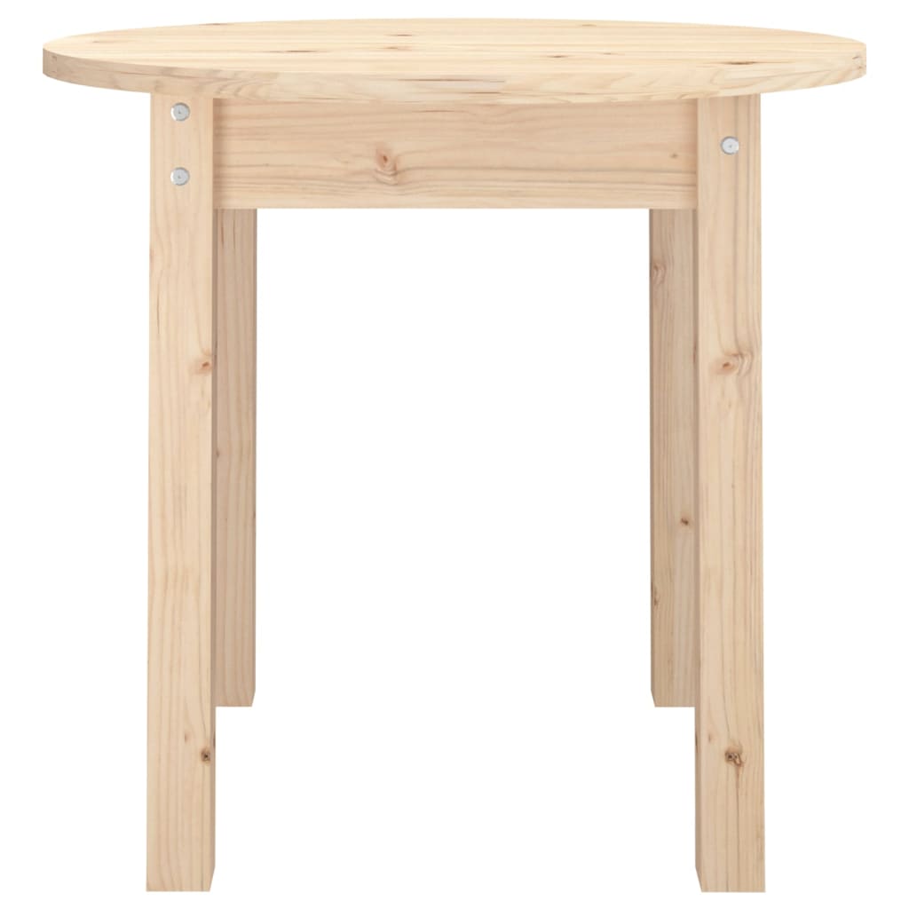 Table basse Ø 45x40 cm Bois massif de pin