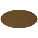 Table basse Marron miel 110x55x45 cm Bois massif de pin