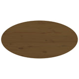 Table basse Marron miel 80x40x35 cm Bois massif de pin